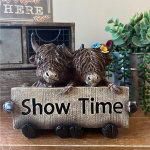 New Highland Cows Show time Movie Room Decor